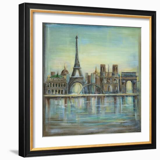 Paris Highlights-Marilyn Dunlap-Framed Art Print