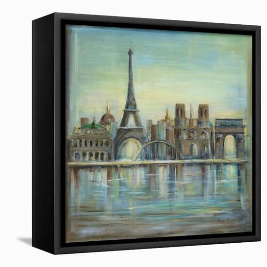 Paris Highlights-Marilyn Dunlap-Framed Stretched Canvas