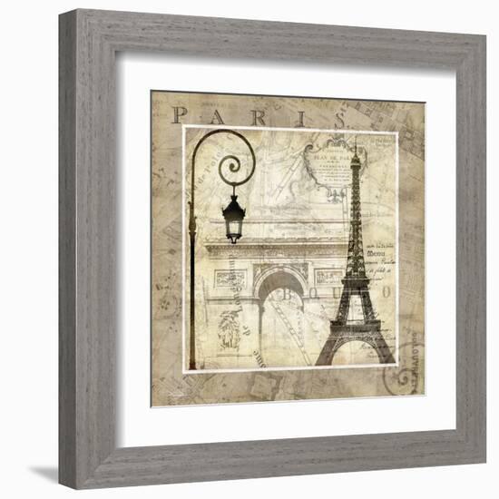 Paris Holiday-Keith Mallett-Framed Art Print