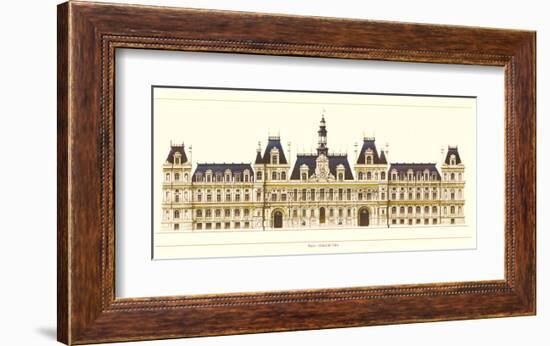 Paris, Hotel de Ville-Libero Patrignani-Framed Art Print