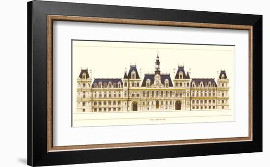 Paris, Hotel de Ville-Libero Patrignani-Framed Art Print