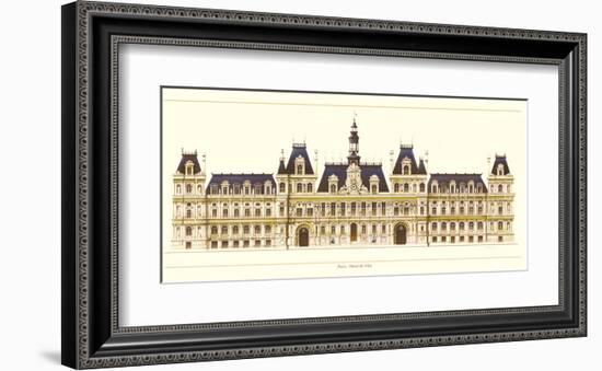 Paris, Hotel de Ville-Libero Patrignani-Framed Art Print