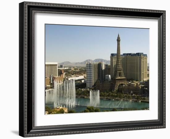 Paris Hotel on the Strip, Las Vegas, Nevada, USA-Robert Harding-Framed Photographic Print