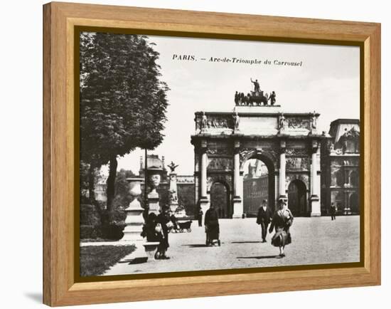 Paris II-Gwendolyn Babbitt-Framed Stretched Canvas