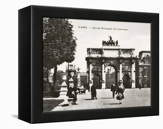 Paris II-Gwendolyn Babbitt-Framed Stretched Canvas
