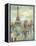 Paris Impression-Silvia Vassileva-Framed Stretched Canvas