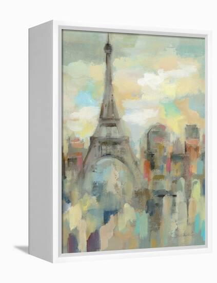Paris Impression-Silvia Vassileva-Framed Stretched Canvas