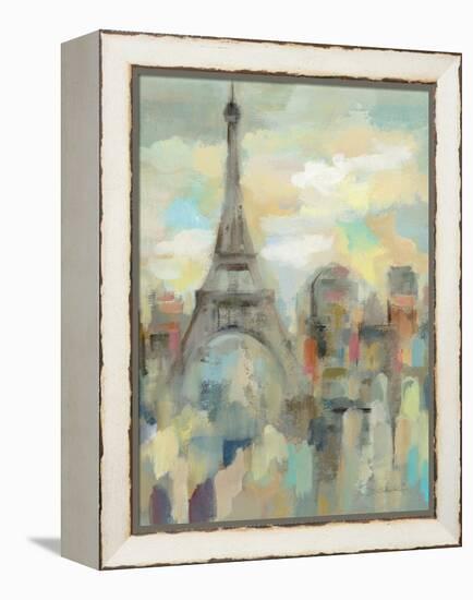 Paris Impression-Silvia Vassileva-Framed Stretched Canvas