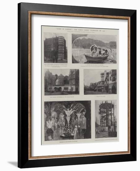 Paris in London, the Earl's Court Exhibition of 1902-Henry Charles Seppings Wright-Framed Giclee Print