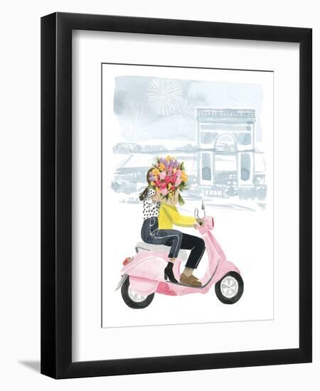 Paris in Love I-Grace Popp-Framed Art Print