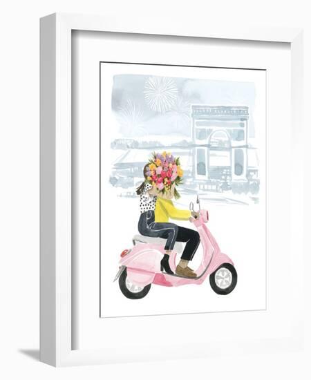 Paris in Love I-Grace Popp-Framed Art Print