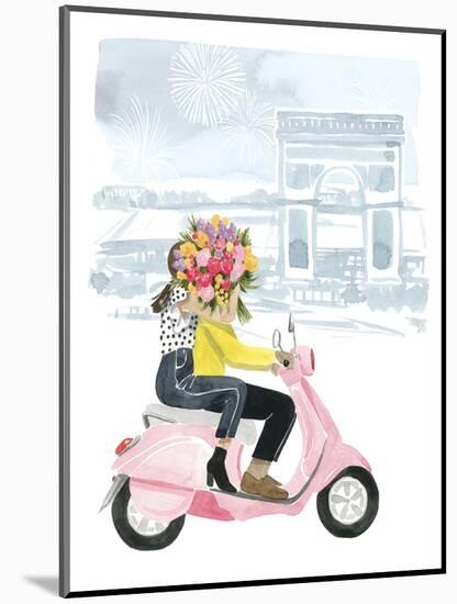 Paris in Love I-Grace Popp-Mounted Art Print