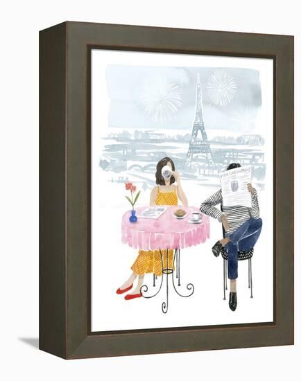 Paris in Love II-Grace Popp-Framed Stretched Canvas