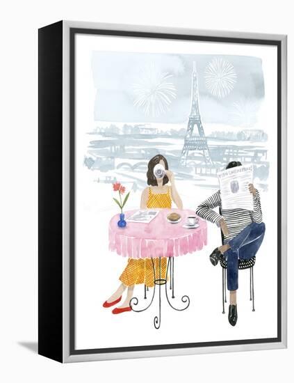 Paris in Love II-Grace Popp-Framed Stretched Canvas
