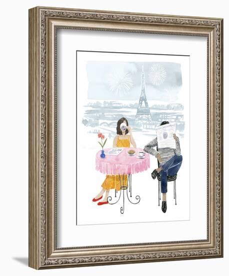 Paris in Love II-Grace Popp-Framed Art Print