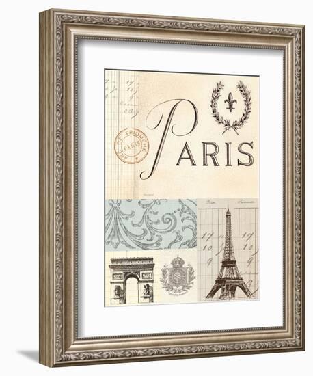 Paris in Memory-Marco Fabiano-Framed Art Print