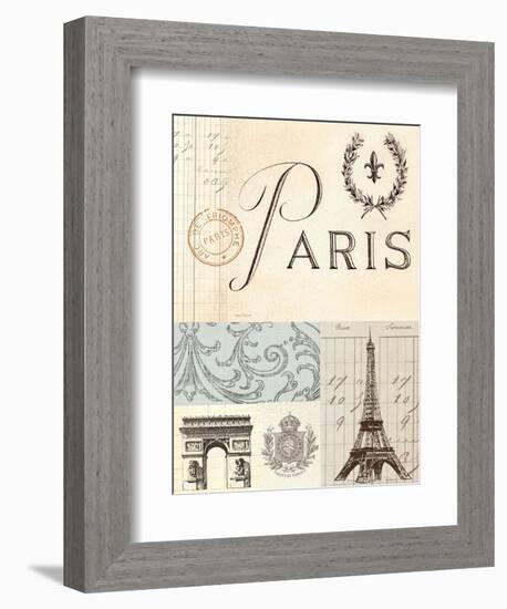 Paris in Memory-Marco Fabiano-Framed Art Print