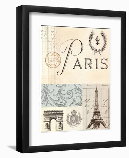 Paris in Memory-Marco Fabiano-Framed Art Print