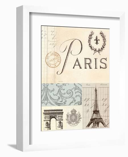 Paris in Memory-Marco Fabiano-Framed Art Print