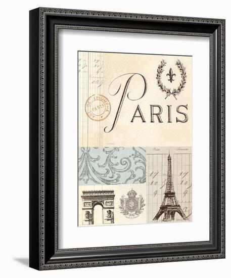 Paris in Memory-Marco Fabiano-Framed Art Print