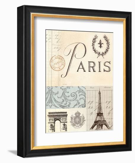 Paris in Memory-Marco Fabiano-Framed Art Print