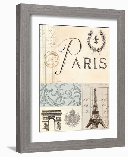 Paris in Memory-Marco Fabiano-Framed Art Print