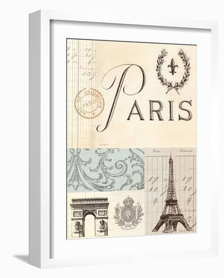 Paris in Memory-Marco Fabiano-Framed Art Print