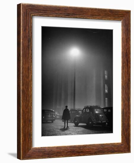 Paris in the Fog-Yale Joel-Framed Photographic Print