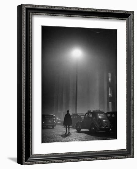 Paris in the Fog-Yale Joel-Framed Photographic Print