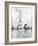 Paris In The Rain-OnRei-Framed Art Print