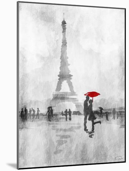 Paris In The Rain-OnRei-Mounted Art Print