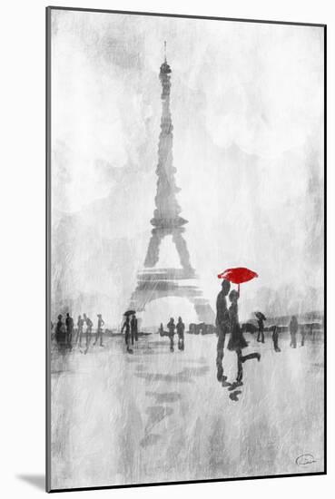 Paris In The Rain-OnRei-Mounted Art Print