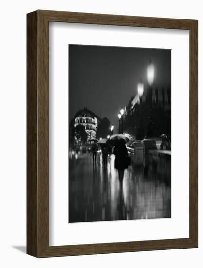 Paris in The Rain-Carina Okula-Framed Photographic Print