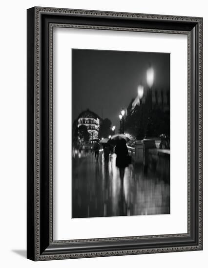 Paris in The Rain-Carina Okula-Framed Photographic Print