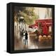 Paris in the Rain-E. Anthony Orme-Framed Stretched Canvas