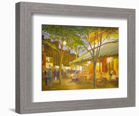 Paris in the Spring (Oil on Board)-William Ireland-Framed Giclee Print