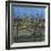 Paris in Winter, Passarelle des Arts-Susan Brown-Framed Giclee Print