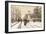 Paris in Winter-Eugene Galien-Laloue-Framed Giclee Print