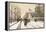 Paris in Winter-Eugene Galien-Laloue-Framed Premier Image Canvas