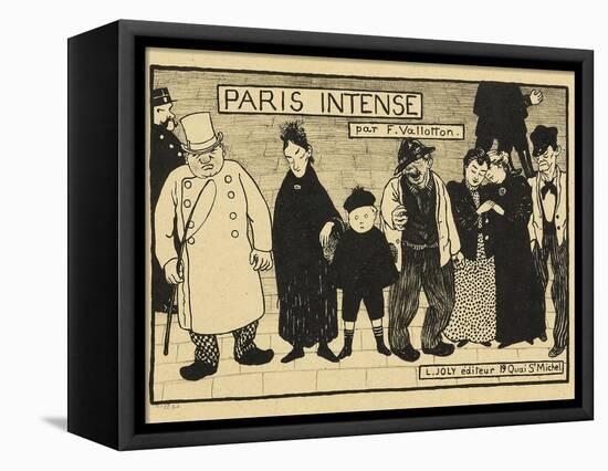 Paris Intense, 1893-94-Félix Vallotton-Framed Premier Image Canvas