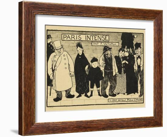 Paris Intense, 1893-94-Félix Vallotton-Framed Giclee Print