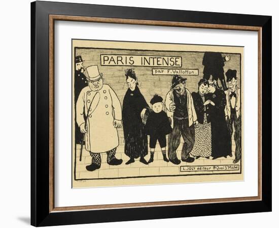 Paris Intense, 1893-94-Félix Vallotton-Framed Giclee Print