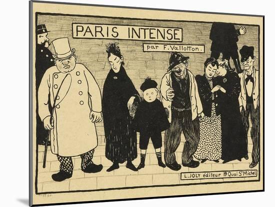 Paris Intense, 1893-94-Félix Vallotton-Mounted Giclee Print