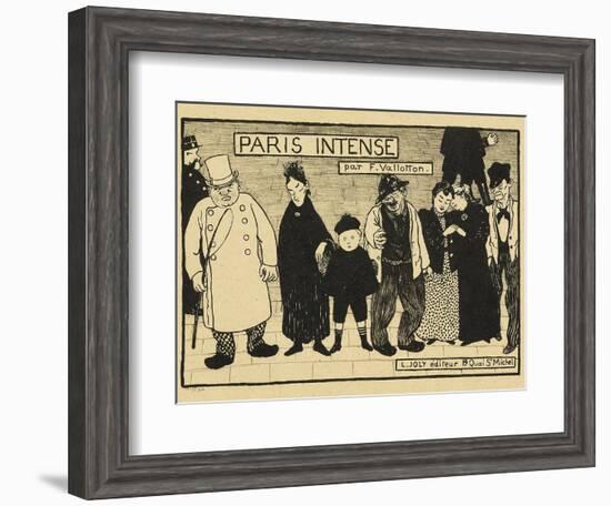 Paris Intense, 1893-94-Félix Vallotton-Framed Giclee Print