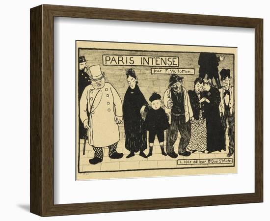 Paris Intense, 1893-94-Félix Vallotton-Framed Giclee Print