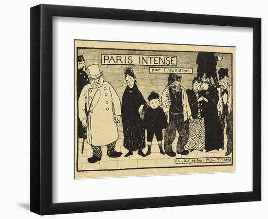 Paris Intense, 1893-94-Félix Vallotton-Framed Giclee Print