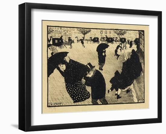 Paris Intense, 1893-94-Félix Vallotton-Framed Giclee Print