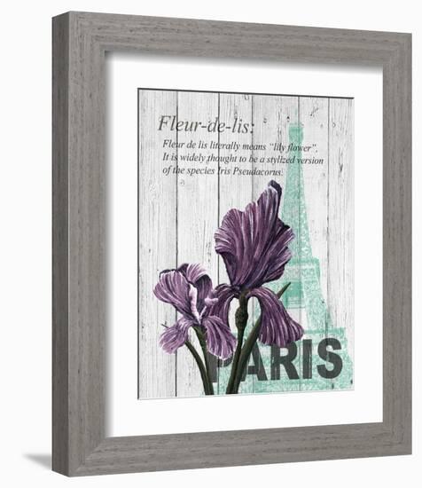 Paris Iris-Alicia Soave-Framed Art Print