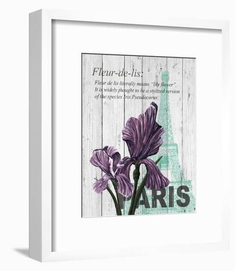 Paris Iris-Alicia Soave-Framed Art Print