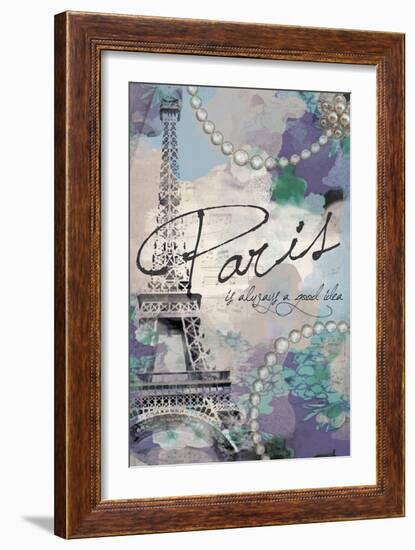 Paris Is Always a Good Idea-Jodi Pedri-Framed Art Print